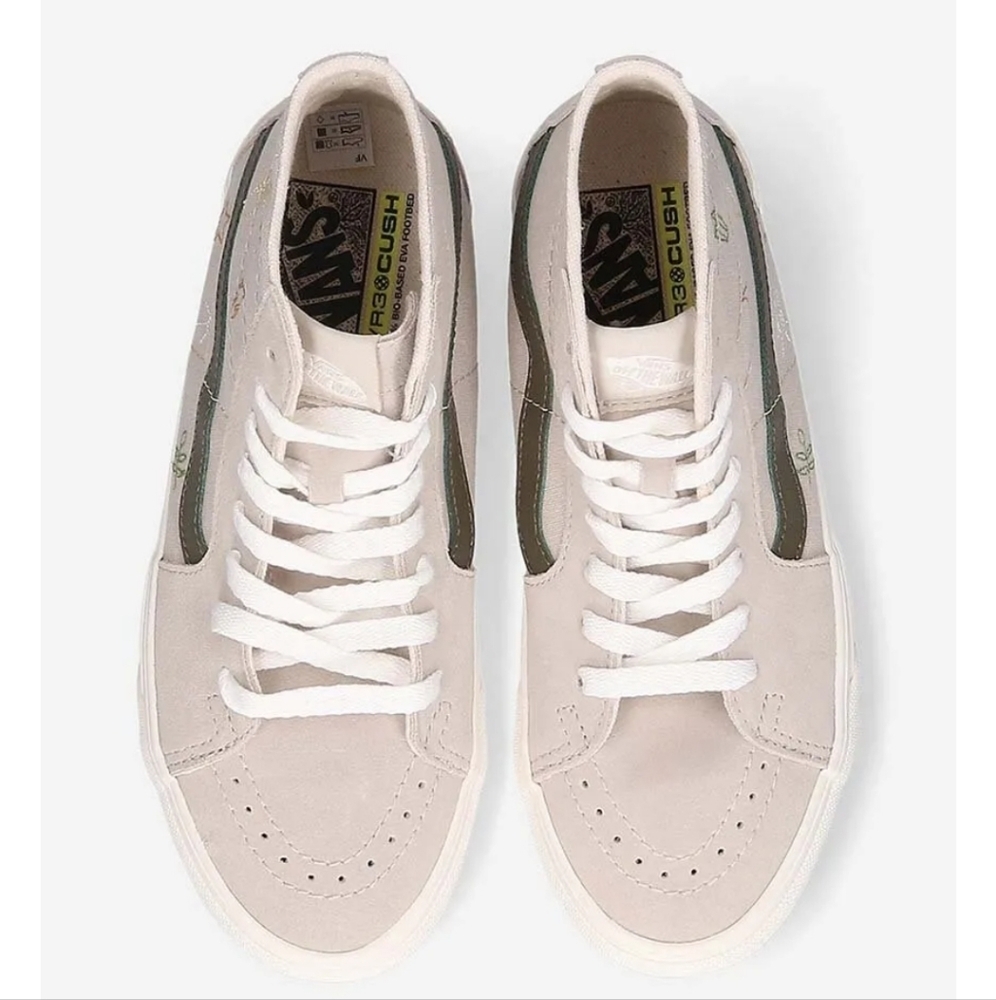 NWOB Vans trainers SK8-Hi Tapered VR3 Beige 11.5 - Picture 13 of 13